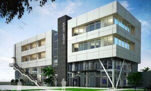 Students Union Buildingat American University,Kuwait